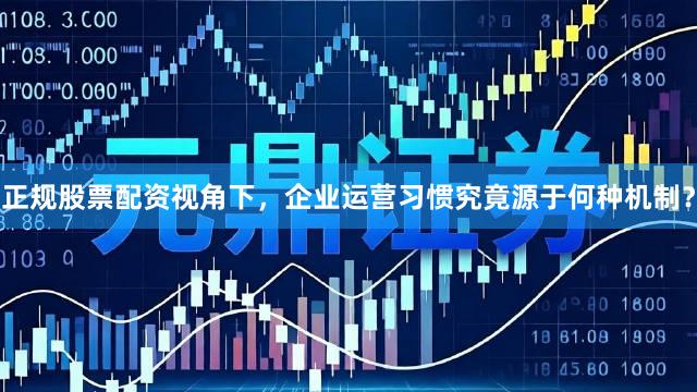 正规股票配资视角下，企业运营习惯究竟源于何种机制？